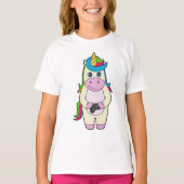 Unicorn Camera T-shirt (Voorkant)