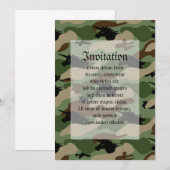 Unicorn Camouflage Kaart (Voorkant / Achterkant)