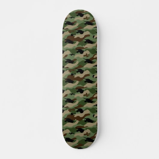 Unicorn Camouflage Skateboard (Voorkant)