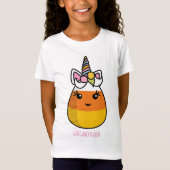 Unicorn Candy Corn ~ de Unicandycorn! T-shirt (Voorkant)
