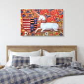 UNICORN CANVAS AFDRUK (Insitu (Slaapkamer))