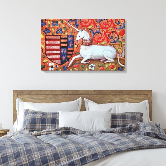 UNICORN CANVAS AFDRUK (Insitu (Slaapkamer))