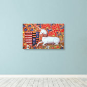 UNICORN CANVAS AFDRUK (Insitu (Houten vloer))