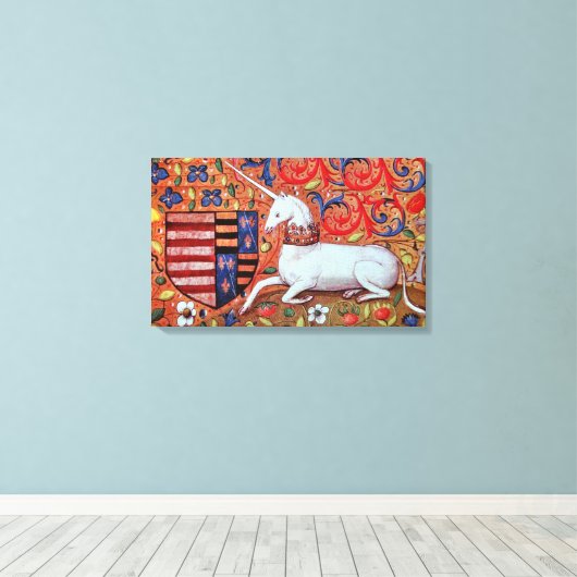 UNICORN CANVAS AFDRUK (Insitu (Houten vloer))