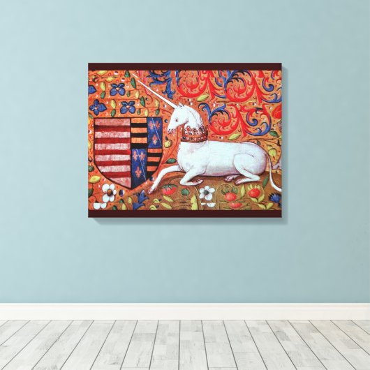 UNICORN CANVAS AFDRUK (Insitu (Houten vloer))