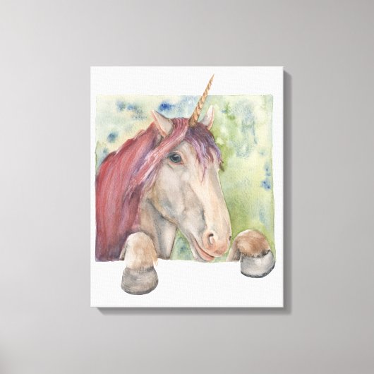 Unicorn Canvas Afdruk (Voorkant)