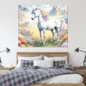 Unicorn Canvas Afdruk (Insitu (Slaapkamer))