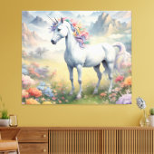 Unicorn Canvas Afdruk (Insitu (Woonkamer))
