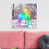 Unicorn Canvas Afdruk (Insitu (Woonkamer))