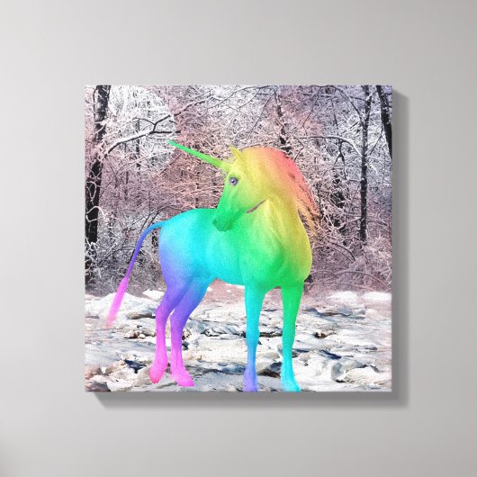 Unicorn Canvas Afdruk (Voorkant)