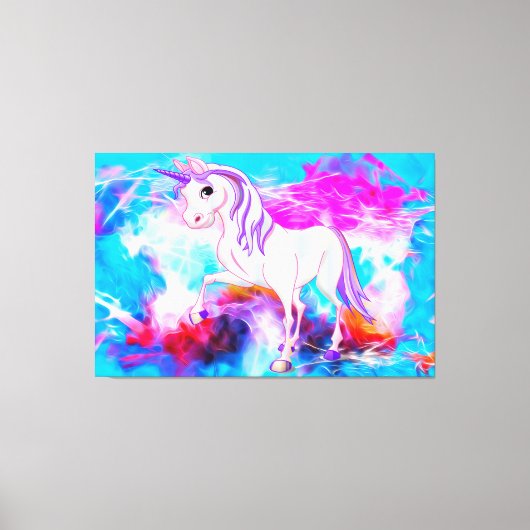 Unicorn Canvas Afdruk (Voorkant)