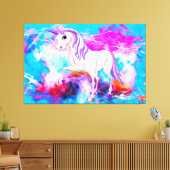 Unicorn Canvas Afdruk (Insitu (Woonkamer))