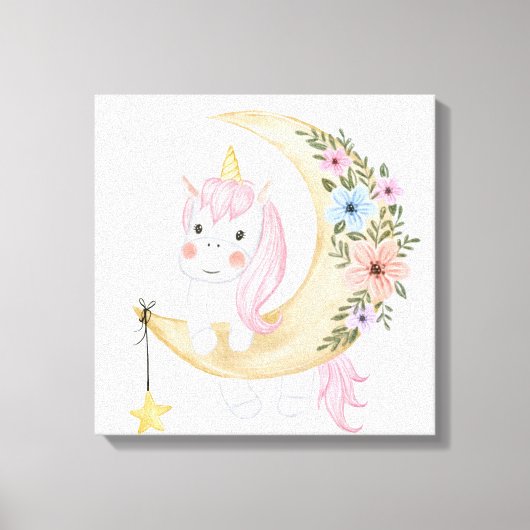 Unicorn Canvas Print (Voorkant)