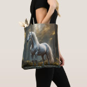 Unicorn Canvas tas (Dichtbij)