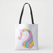 Unicorn Canvas tas (Voorkant)