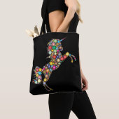 Unicorn Canvas tas (Dichtbij)