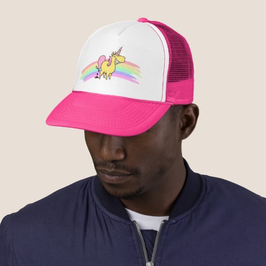 unicorn cap trucker pet (In situ)