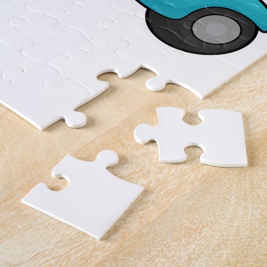 Unicorn Car Legpuzzel (Zijkant)