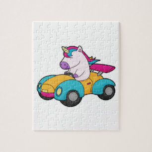 Unicorn Car Legpuzzel