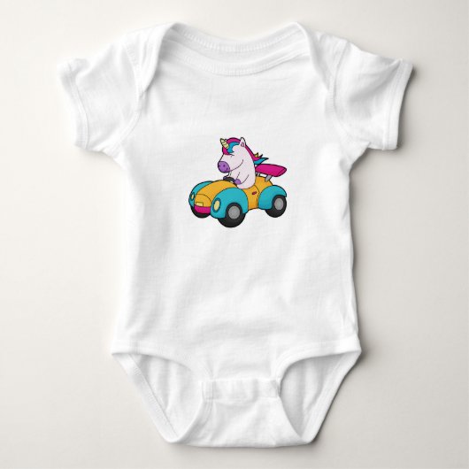 Unicorn Car Romper (Voorkant)
