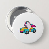 Unicorn Car Ronde Button 7,6 Cm (Voorkant /achterkant)