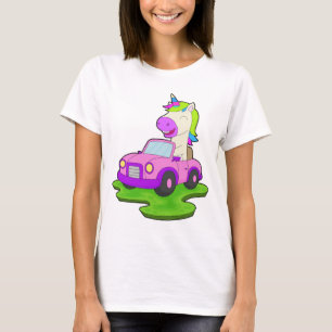 Unicorn Car T-shirt