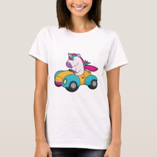 Unicorn Car T-shirt