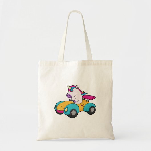 Unicorn Car Tote Bag (Voorkant)