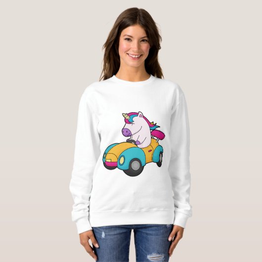 Unicorn Car Trui (Voorkant volledig)