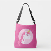 Unicorn cartoon crossbody tas (Voorkant)