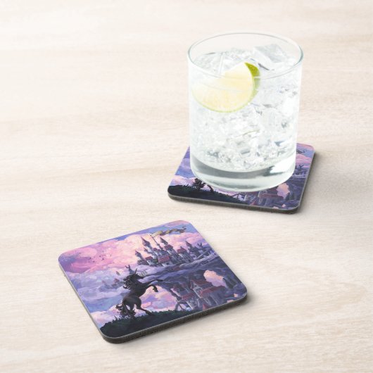 Unicorn Castle Bier Onderzetter (Rechterzijde)