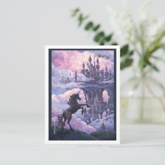 Unicorn Castle Briefkaart (Staand voorkant)