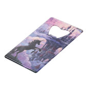 Unicorn Castle Creditkaart Flessenopener (Achterkant Gekanteld)