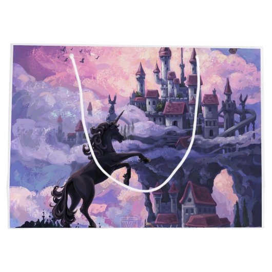 Unicorn Castle Groot Cadeauzakje (Achterkant)
