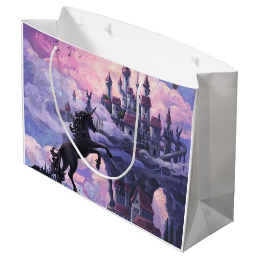 Unicorn Castle Groot Cadeauzakje (Achterkant Gekanteld)