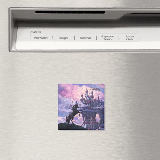 Unicorn Castle Magneet (Insitu (Vaatwasser))