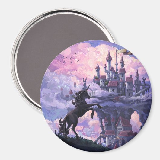 Unicorn Castle Magneet (Voorkant / Achterkant)