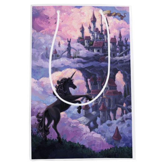 Unicorn Castle Medium Cadeauzakje (Voorkant)