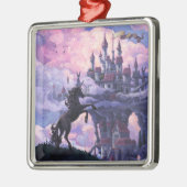Unicorn Castle Metalen Ornament (Links)