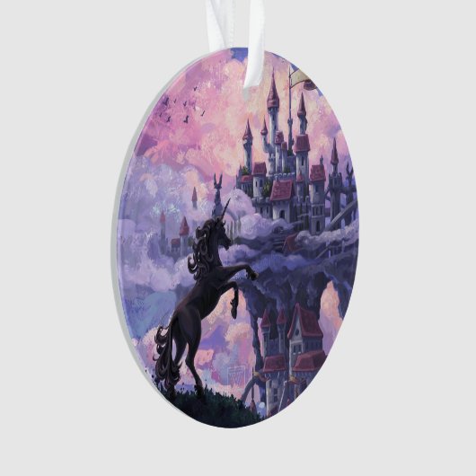 Unicorn Castle Ornament (voorkant)
