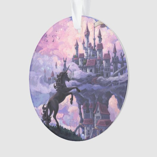 Unicorn Castle Ornament (voorkant)