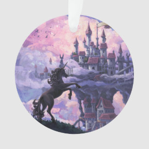 Unicorn Castle Ornament