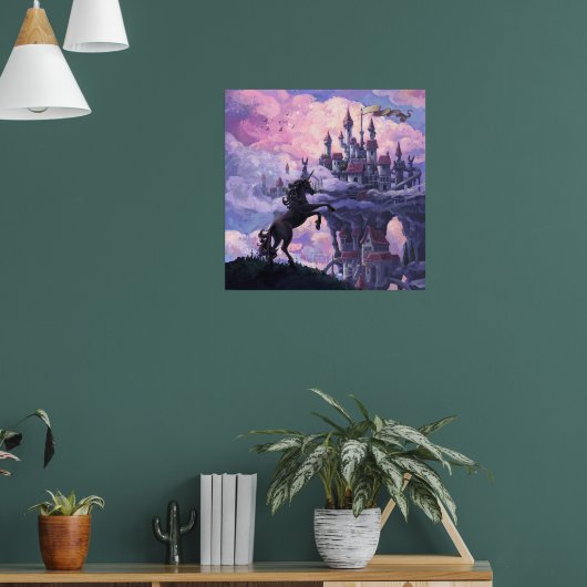 Unicorn Castle Poster (Woonkamer 1)