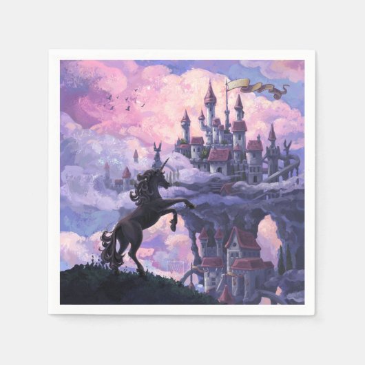 Unicorn Castle Servetten (Voorkant)