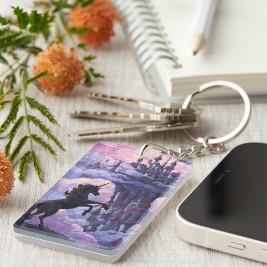 Unicorn Castle Sleutelhanger (Voorkant Rechts)