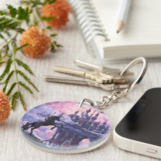 Unicorn Castle Sleutelhanger (Voorkant Rechts)