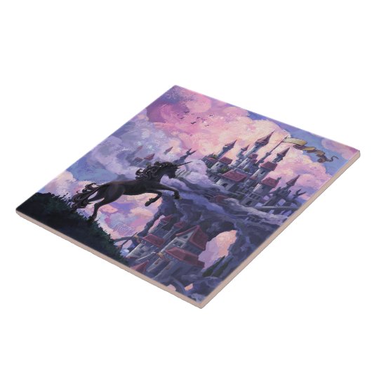 Unicorn Castle Tegeltje (Zijkant)