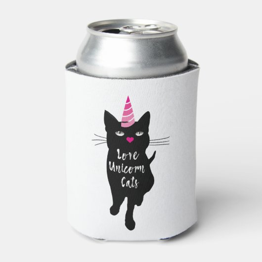 Unicorn Cat Blikjeskoeler (Blikje Voorkant)
