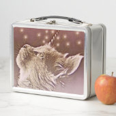 Unicorn Cat Caticorn Pink en Gold (In situ)