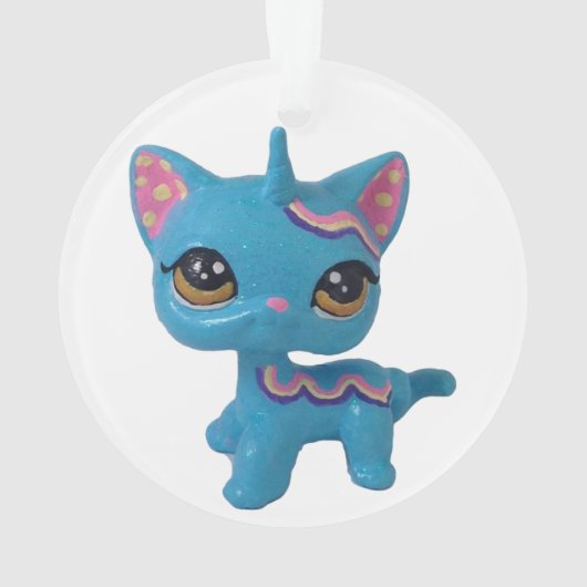 Unicorn Cat Ornament (achterkant)